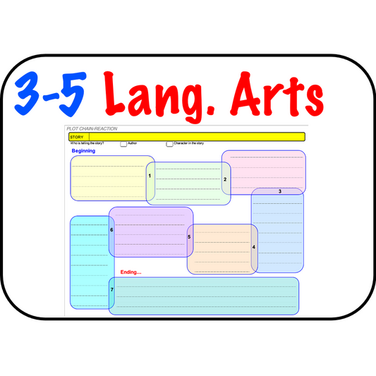 3-5 Graphic Organizers for Language Arts