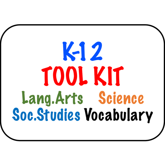 K-12 Graphic Organizers: The Works! - Language Arts, Science, Social Studies, Vocabulary